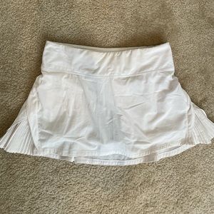 White Lululemon Tennis Skirt size 4
